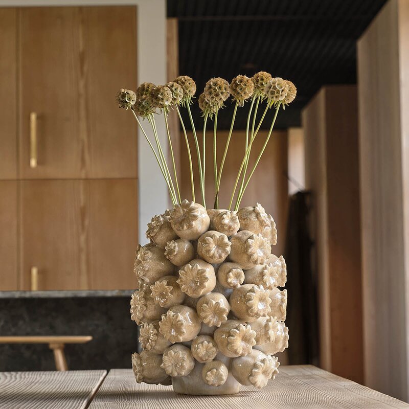 Elha vase/blomsterpotte 23,5x32 cm honey