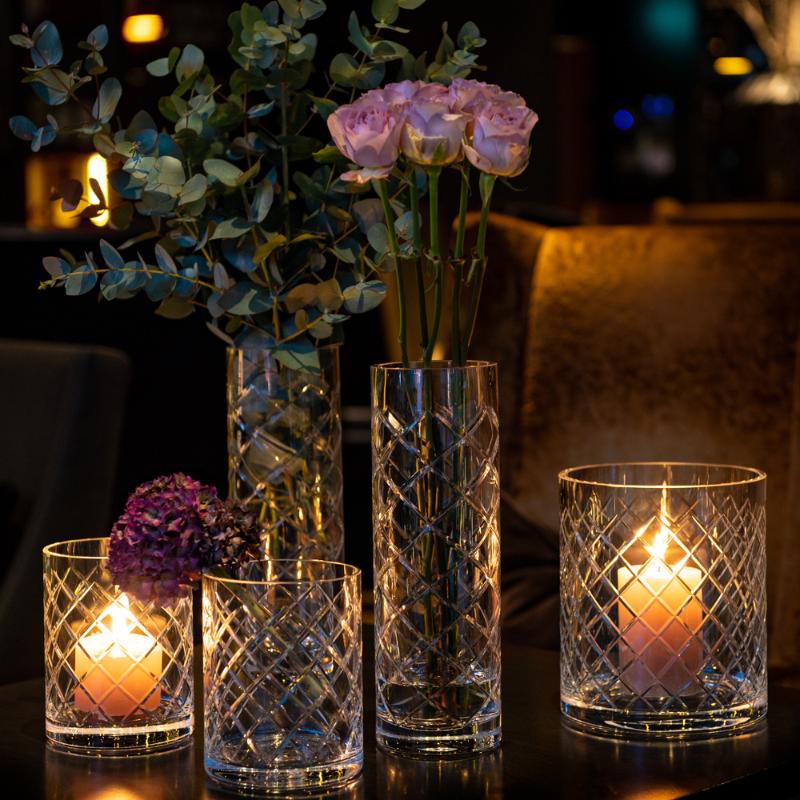 Skyline Lux clear vase 30 cm