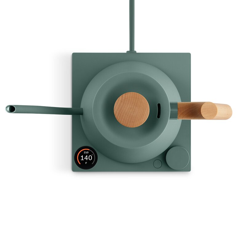 Stagg EKG Pro elektrisk vannkoker 0,9L smoke green/lønnetre
