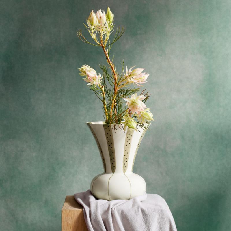 Signature vase 20 cm grønn