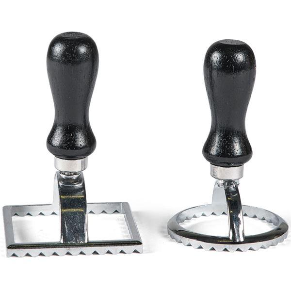 Raviolistempel svart/metall 2 stk