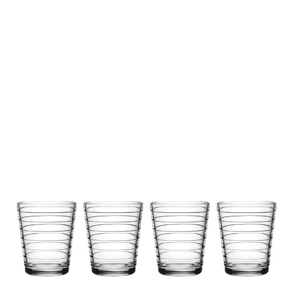 Aino Aalto glass 22 cl 4 stk klar