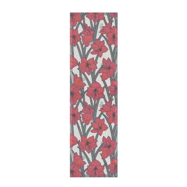 Amaryllis løper 35x120 rød