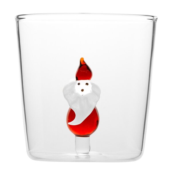 Jul vannglass med figur 35 cl nisse