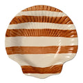 Armona serveringsfat 23,5 cm striper lys brun/hvit