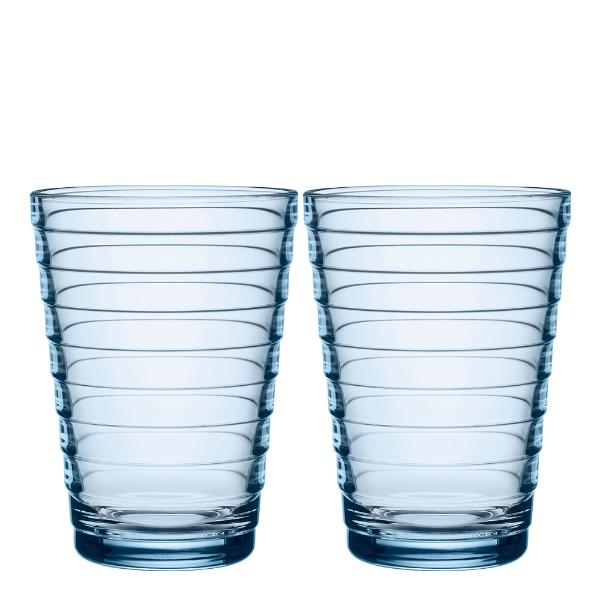 Aino Aalto glass 33 cl 2 stk aqua