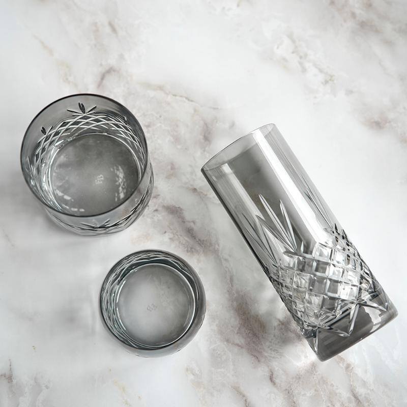 Crispy Lowball glass 38 cl 2 stk dark