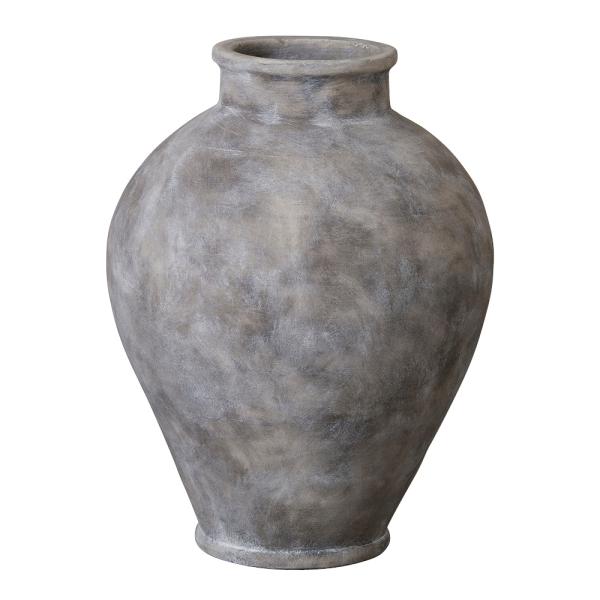 Anna vase 36,5 cm antikk grå