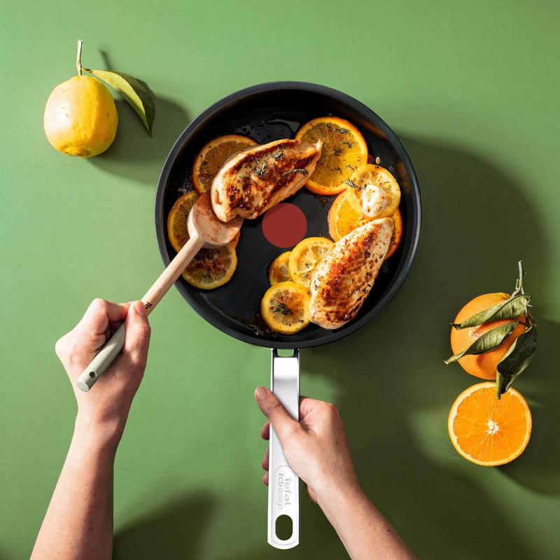 Renew+ sautépanne m/lokk 24 cm svart