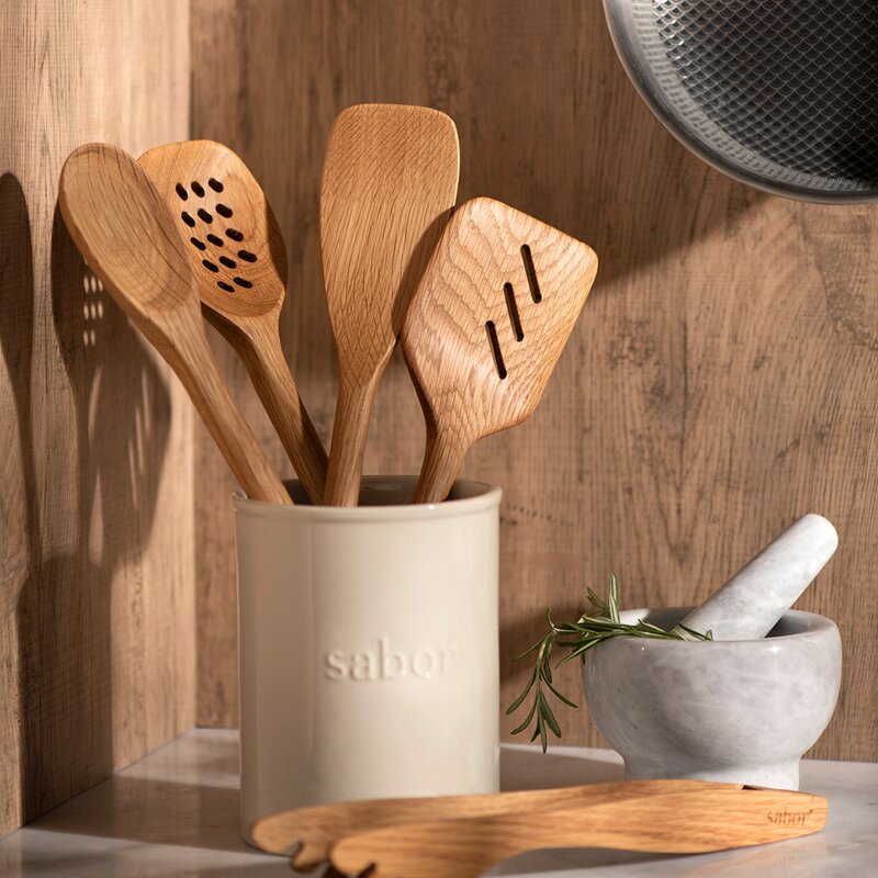 Nature stekespade 35 cm eik