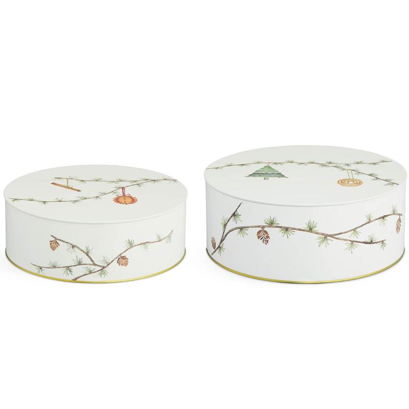 Hammershøi Christmas kakeboks Ø20/22 cm 2 stk