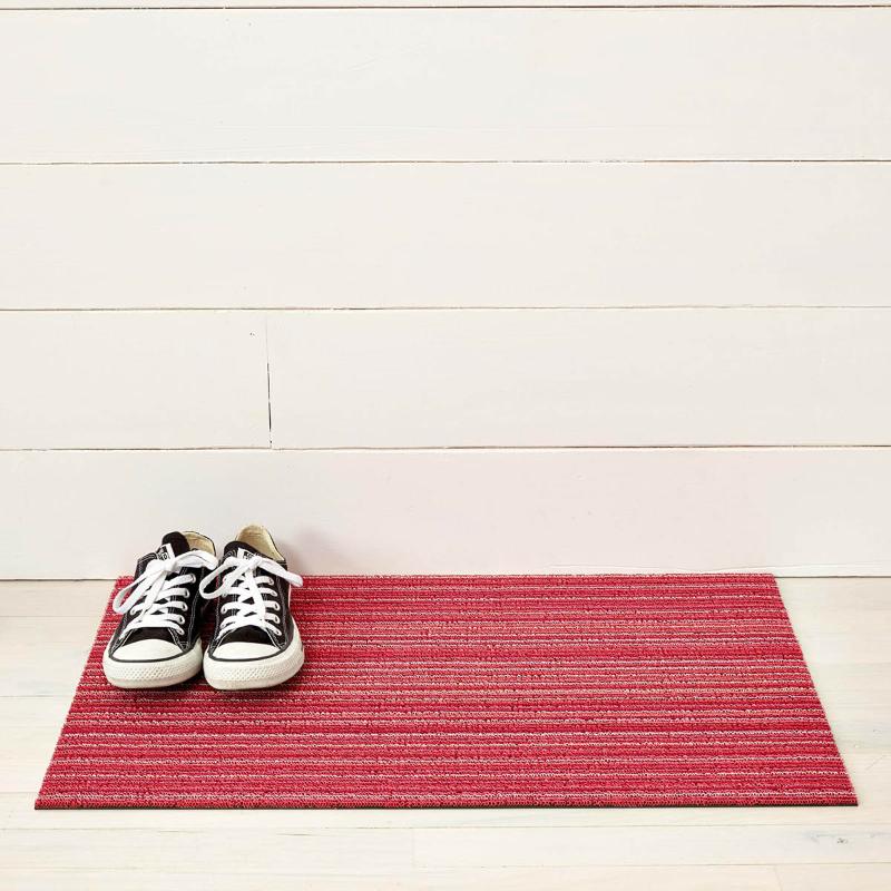 Skinny Stripe dørmatte 46x71 cm raspberry