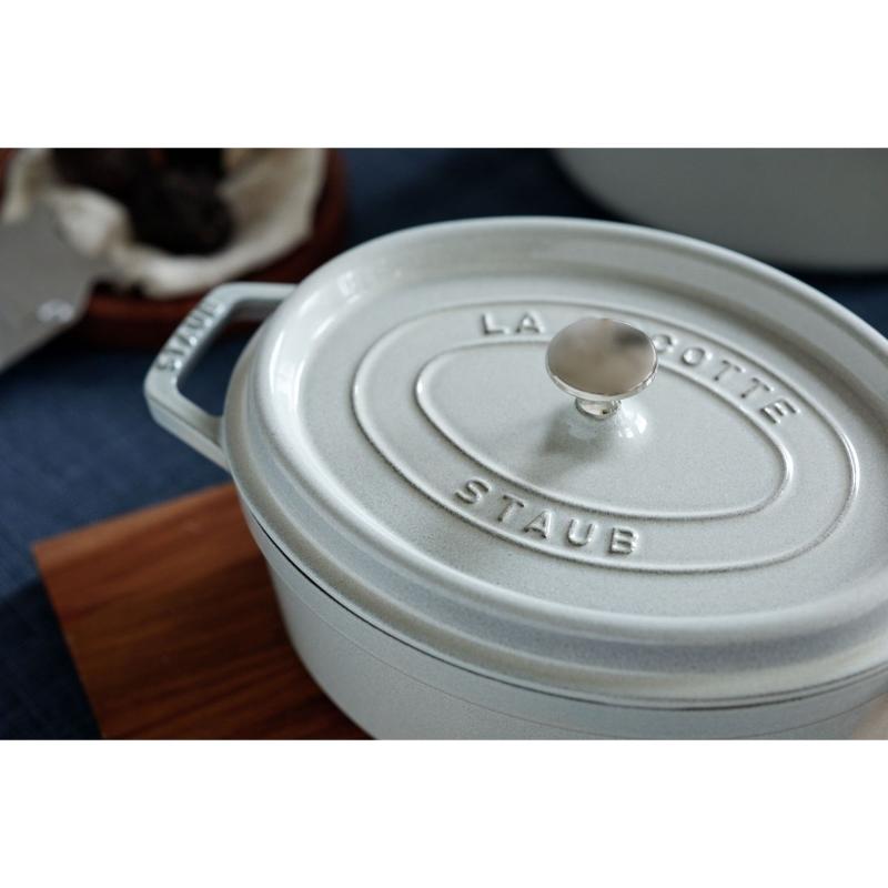 La Cocotte oval gryte 29 cm 4,2L hvit