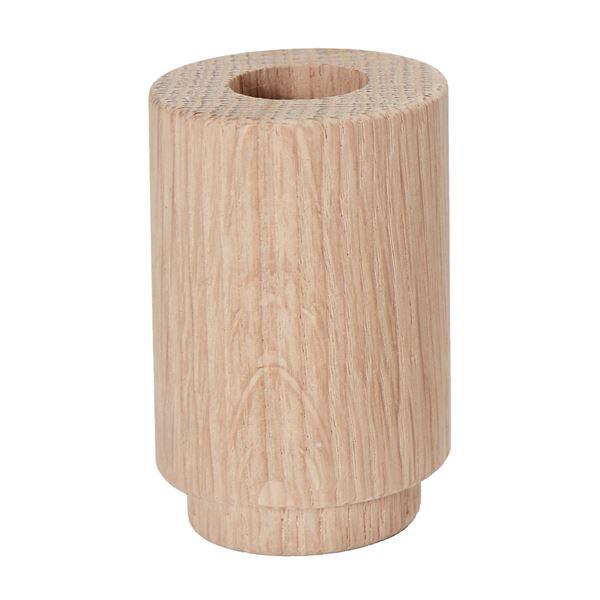 Create Me lysestake H7,5 cm lys eik