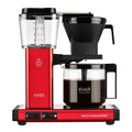 Optio kaffetrakter 1,25L rød metallic
