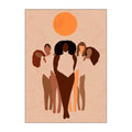 Carelle N'guessan poster 50x70 cm w.o.m.e.n