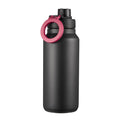 Flory flaske dobbeltvegget 0,9L med mobilholder og magnet svart/lilla
