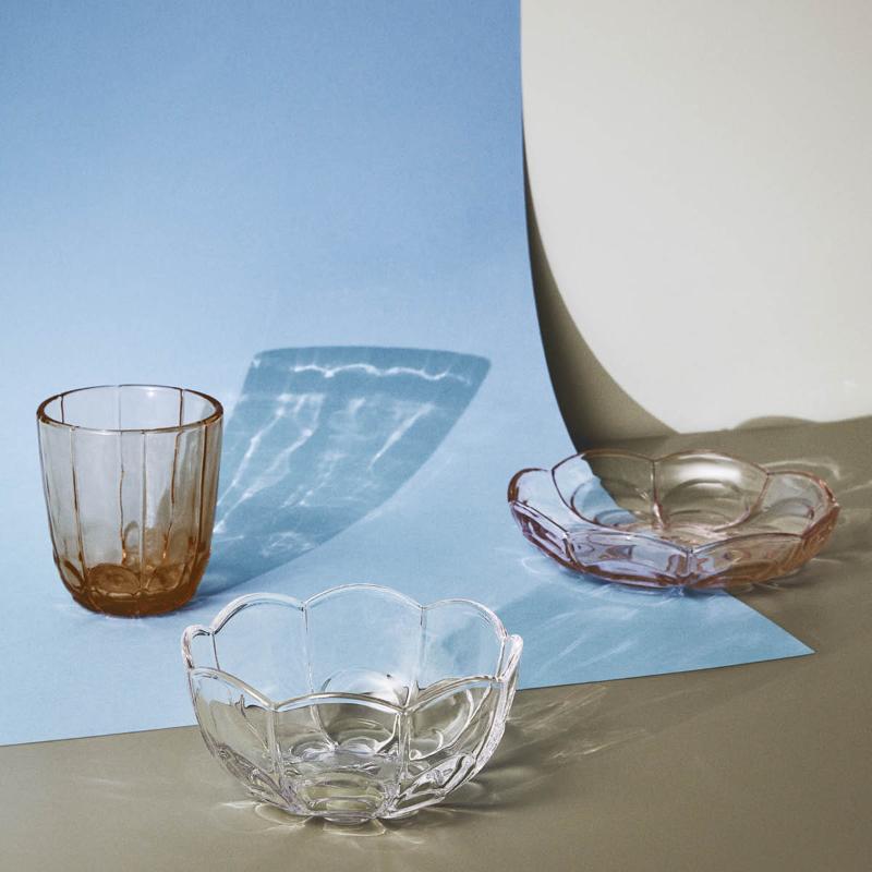 Lily vannglass 32 cl 2 stk toffee rose