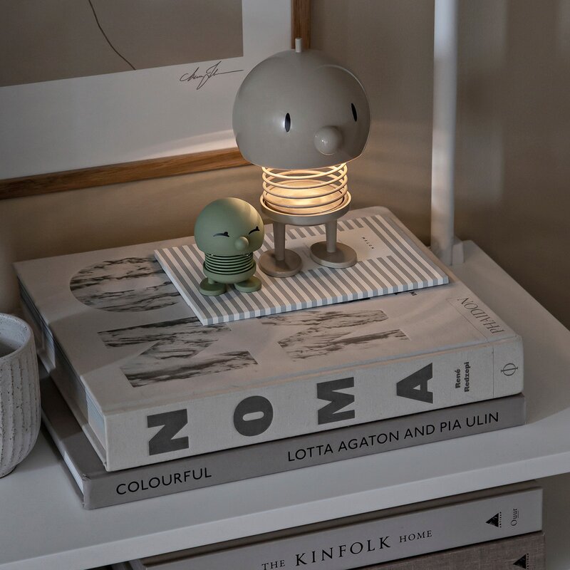 LED lampe stor 15 cm latte