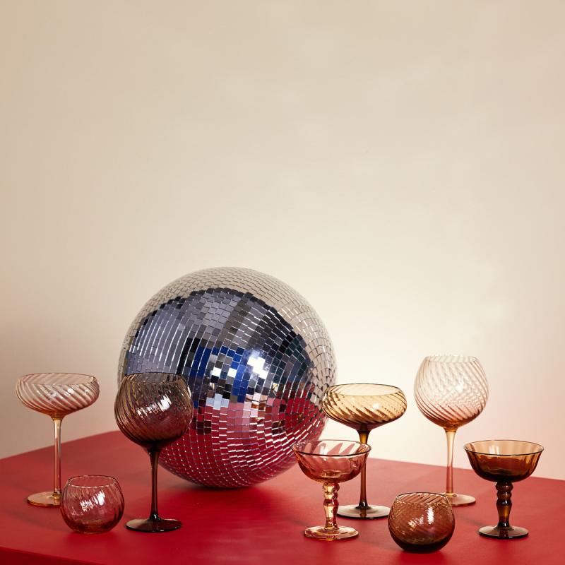 Opacity champagneglass 30 cl 2 stk fersken