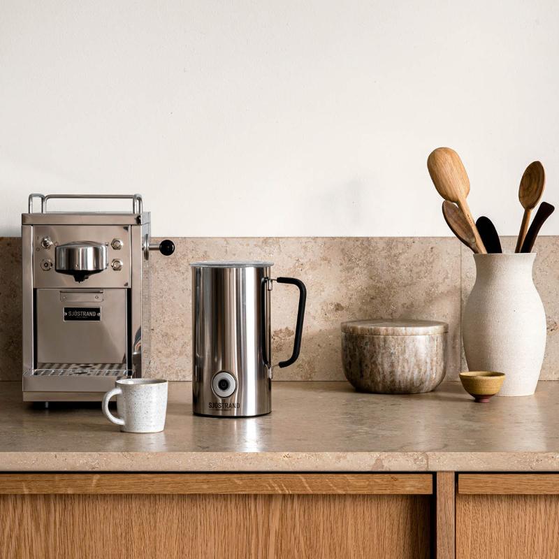 Espresso kaffemaskin 1,5L sølv