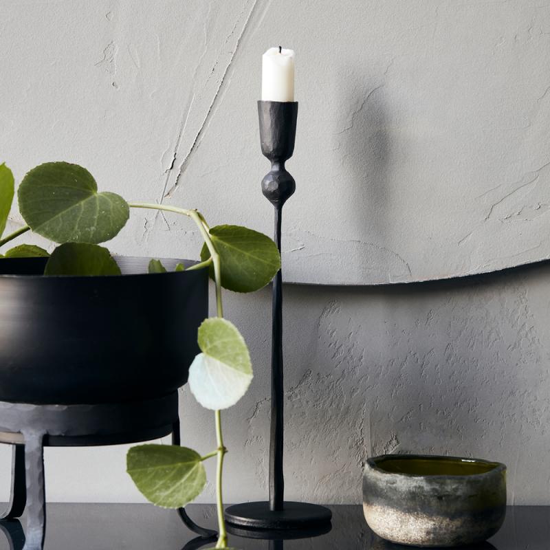 Trivo lysestake 29 cm svart