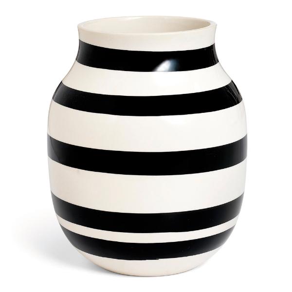 Omaggio vase 20 cm svart