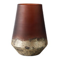 Lana vase 26 cm brun/gull