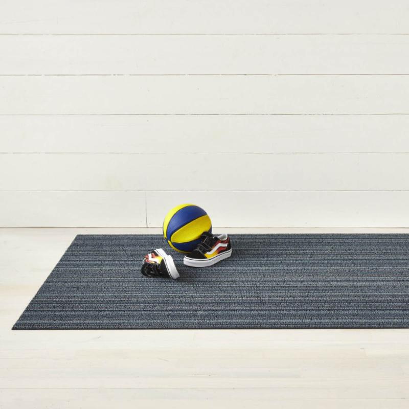 Skinny Stripe dørmatte 46x71 cm blue