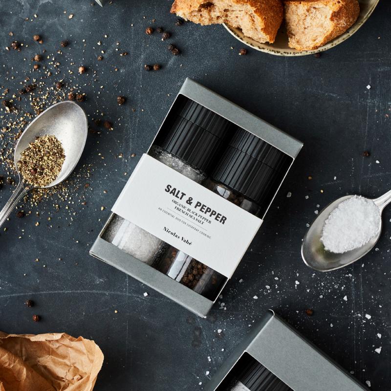 Salt & økologisk pepper