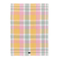 Kjøkkenhåndkle påskeruter 50x70 cm gul/grønn/rosa