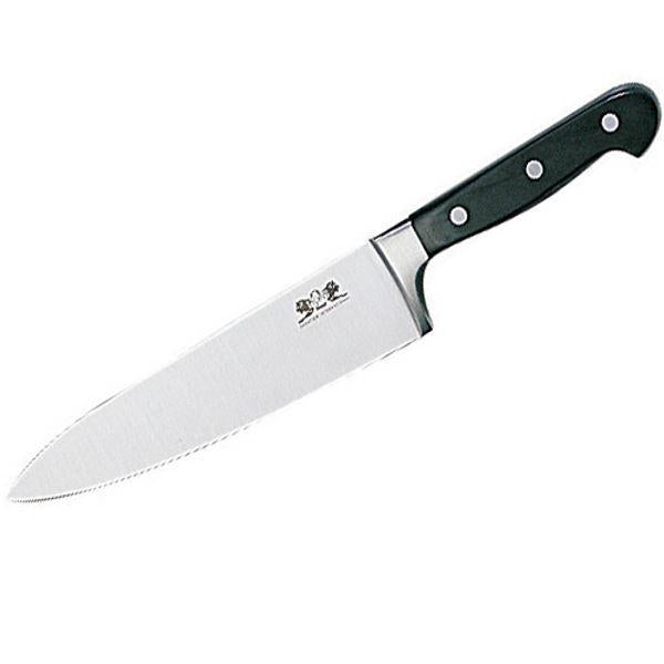Pluton kokkekniv 20 cm stål/svart