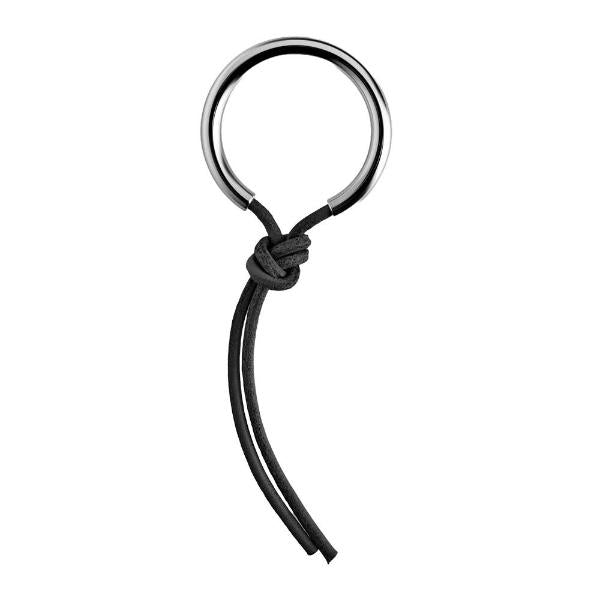 Nøkkelring 10x3,8 cm svart