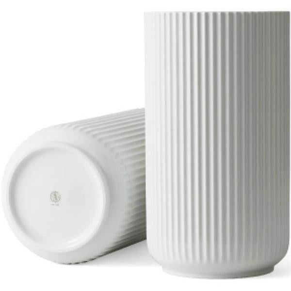 Vase h38 cm hvit