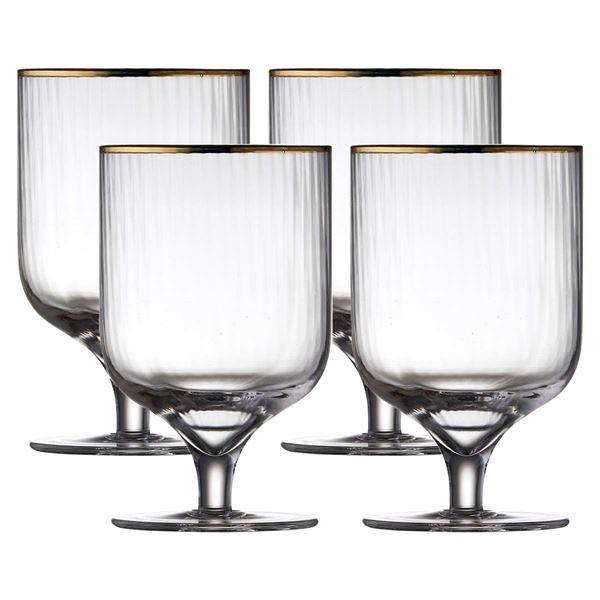 Palermo vinglass gold 30 cl 4 stk