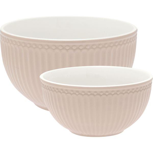 Everyday Alice serveringsskål sett 2 deler creamy fudge
