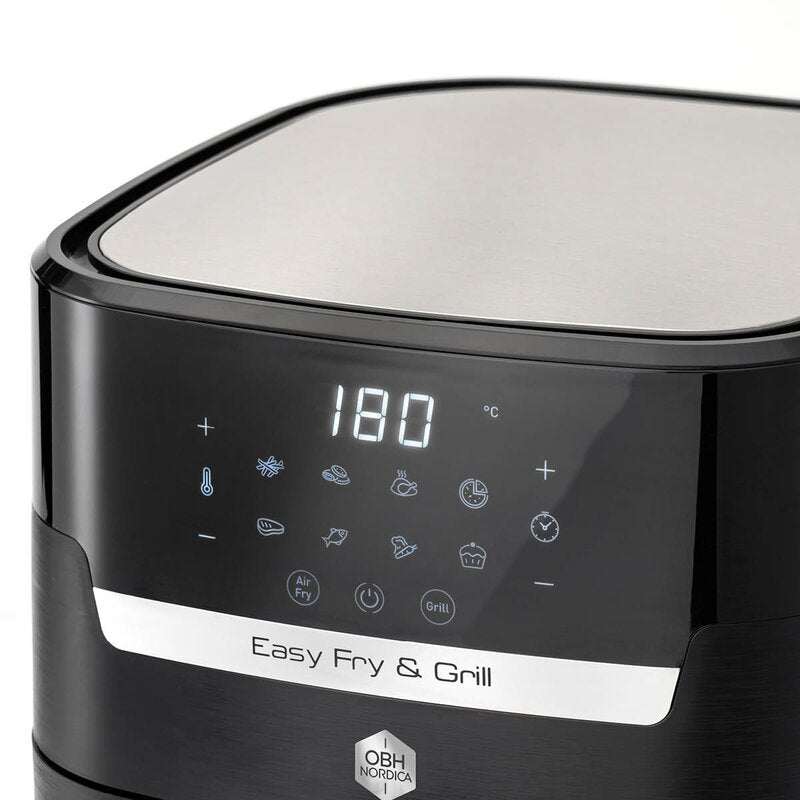 Easy Fry Precision AG5058S0 airfryer 2-i-1 svart
