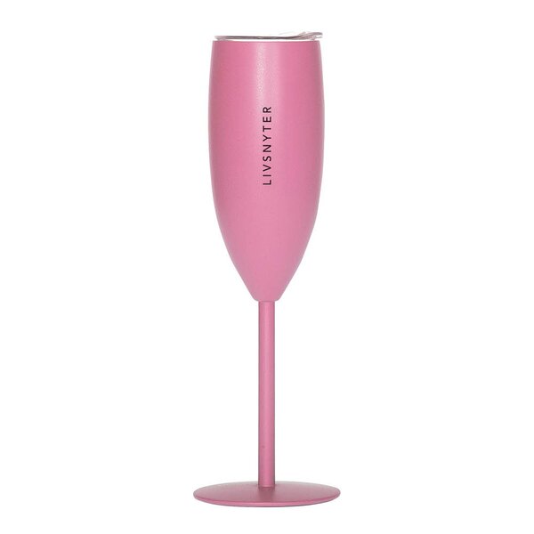 Termo champagneglass livsnyter 12 cl lys rosa