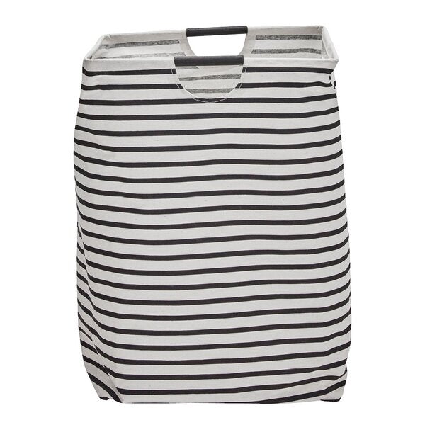 Stripes vaskepose 40 cm svart/hvit