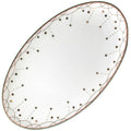 Julemorgen Girlander oval asjett 20 cm