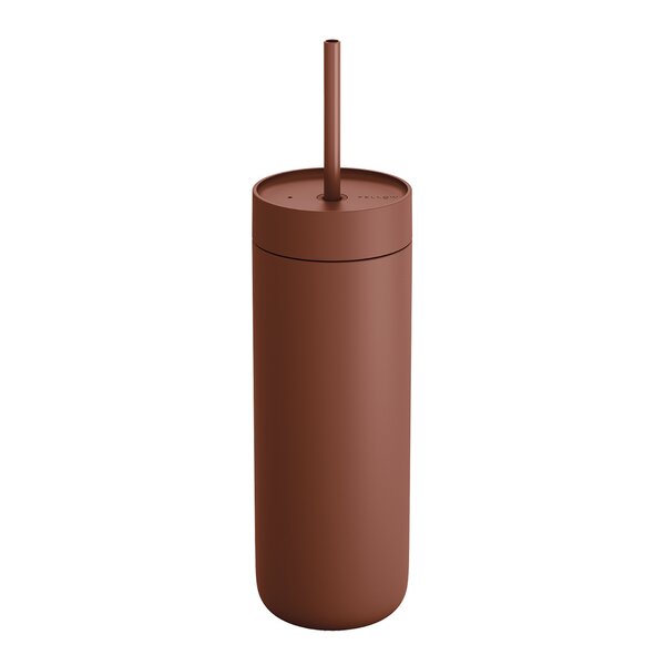 Carter Cold Desert Capsule tumbler med sugerør 590 ml sienna