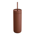 Carter Cold Desert Capsule tumbler med sugerør 590 ml sienna