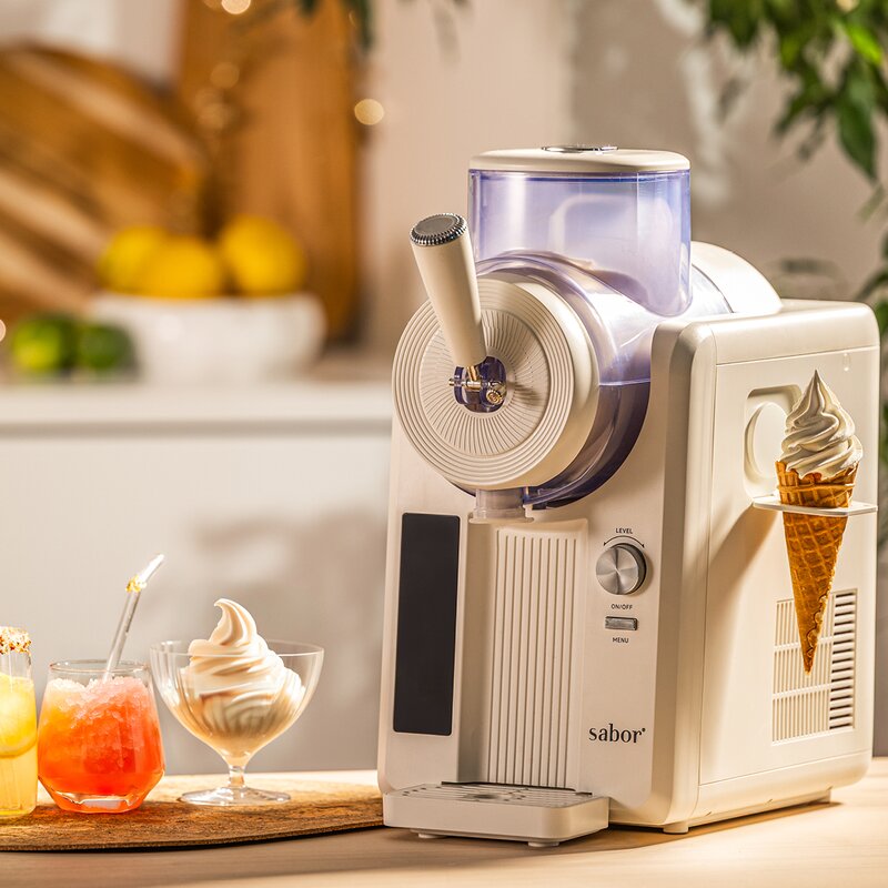 IceCraft slush- og softismaskin 1,2L krem