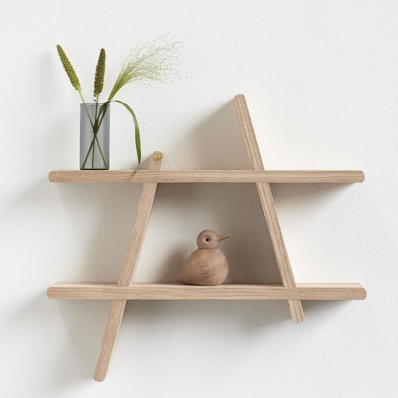 A-shelf hylle 52x9x46 cm natur