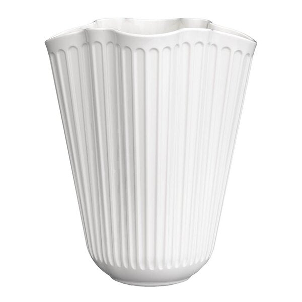 Hammershøi unfold vase 20,5 cm hvit