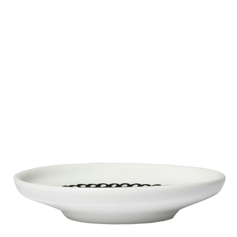 Siirtolapuutarha asjett 8,5 cm hvit/svart