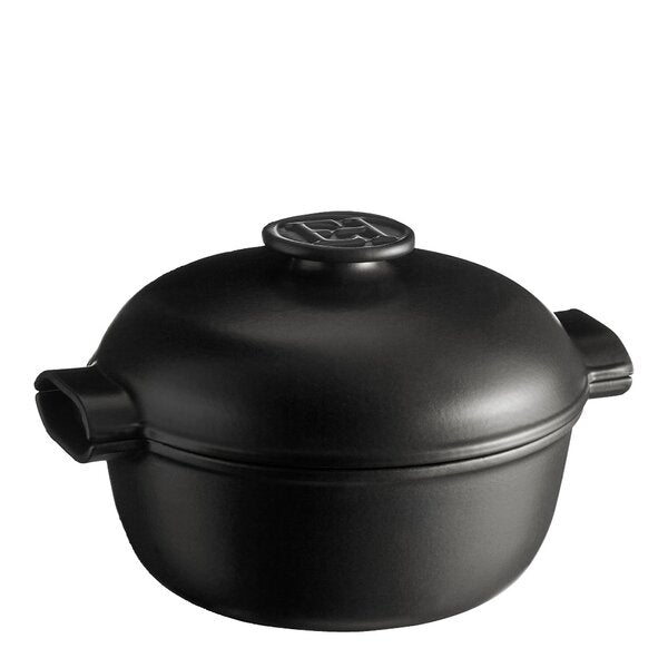 Rund gryte cocotte 4L 30x27 cm mørkegrå