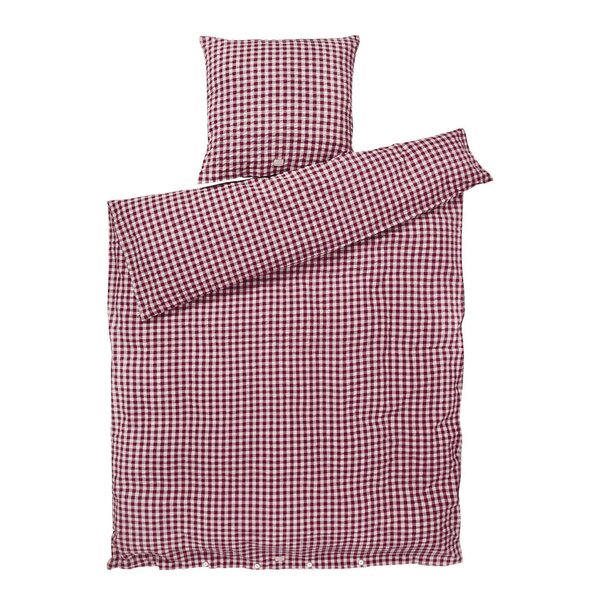 Bæk&Bølge sengetøy 150x210 cm plomme/rosa