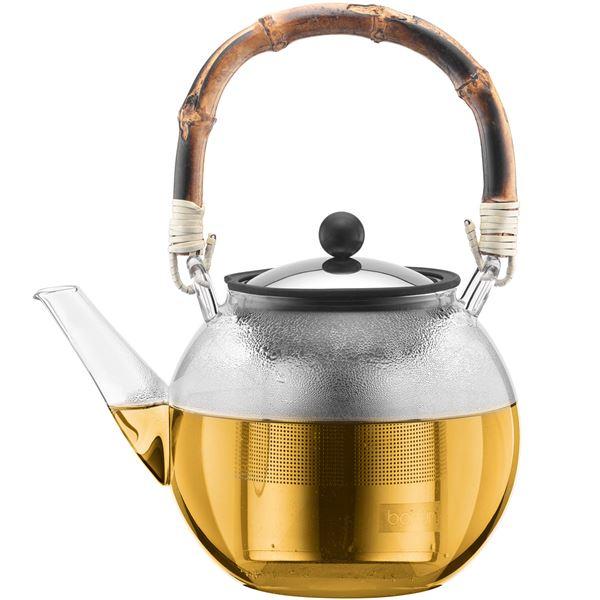 Assam tekanne med stålfilter 1L