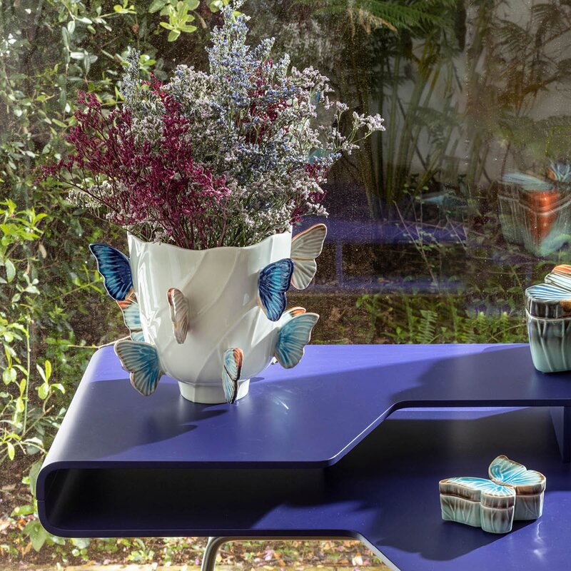Cloudy Butterfly vase 36 cm